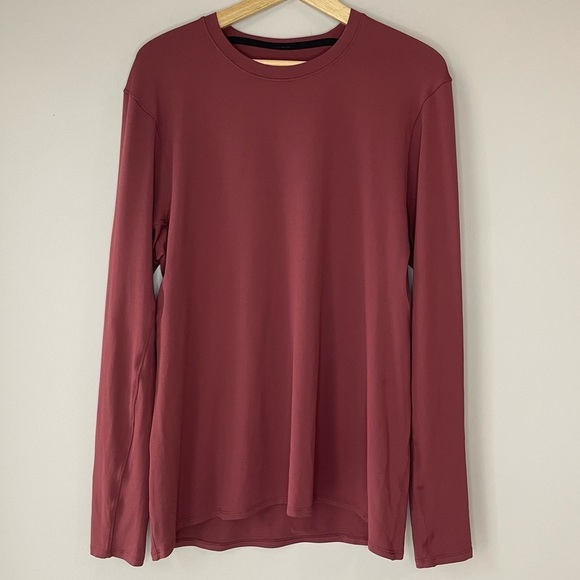 lululemon athletica Other - SOLD LULULEMON Men's Long Sleeve Shirt Athletic Red XL XXL